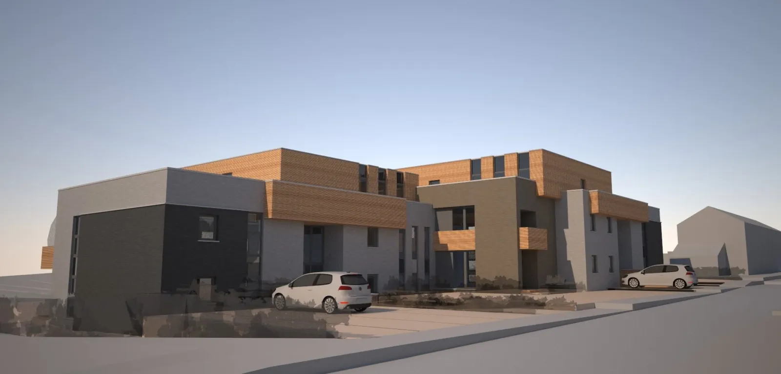 12 logements + 2 penthouses à Anderlues