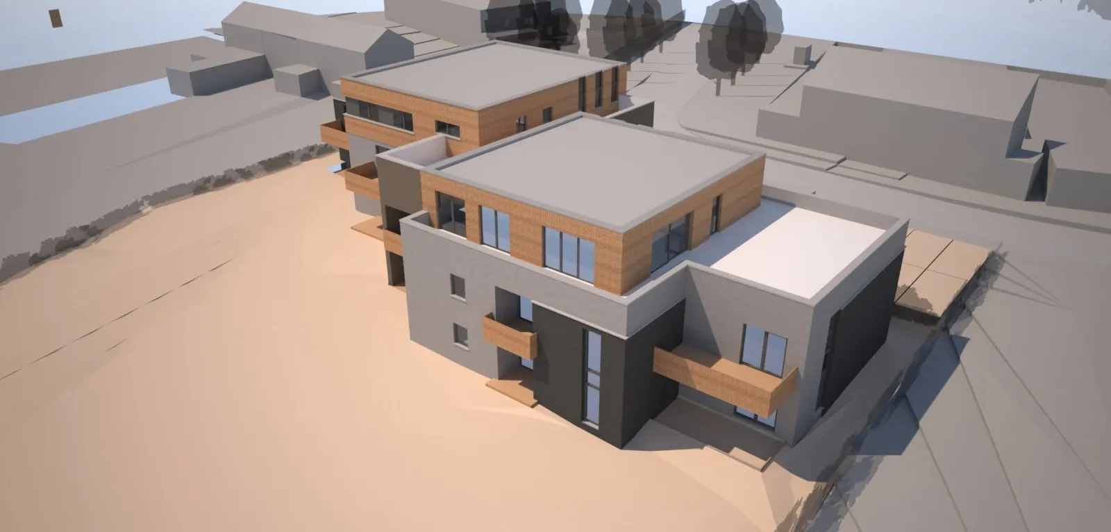 12 logements + 2 penthouses à Anderlues