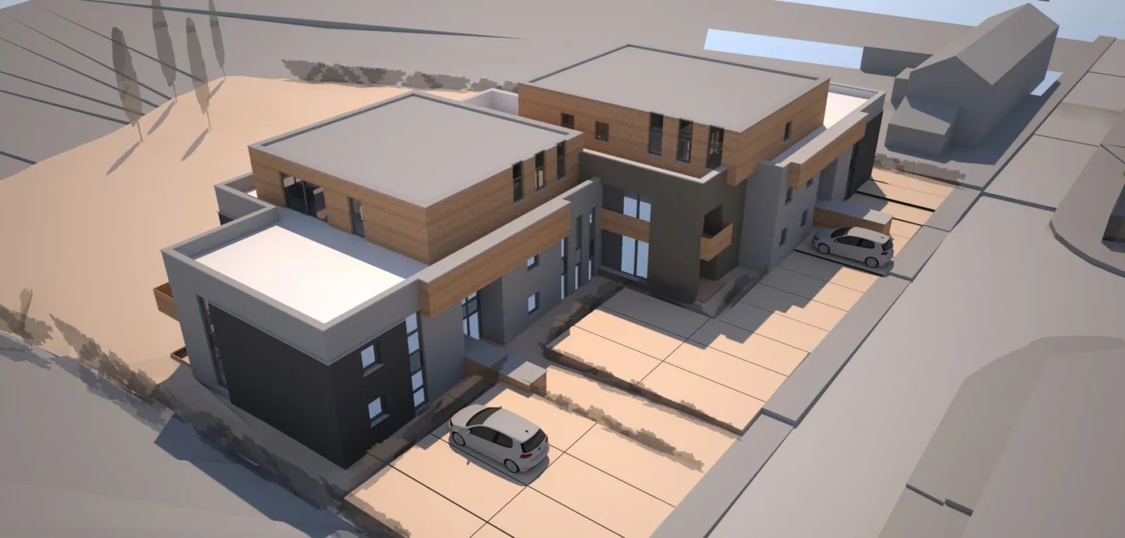 12 logements + 2 penthouses à Anderlues