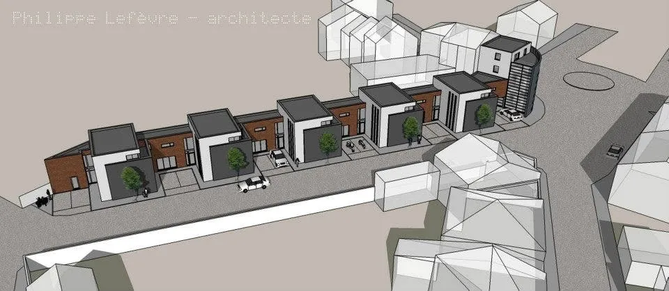 7 logements et 5 rez commerciaux à Farciennes