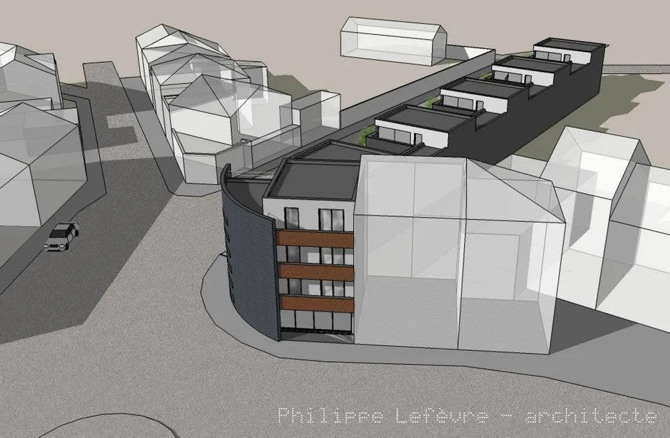 7 logements et 5 rez commerciaux à Farciennes