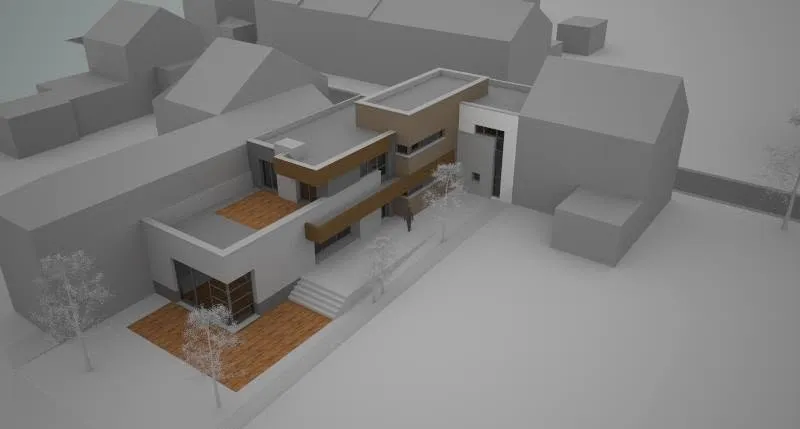 Rez commercial et habitation à Courcelles
